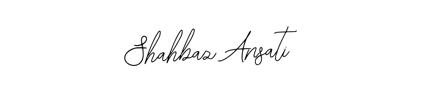 Shahbaz Ansati stylish signature style. Best Handwritten Sign (Bearetta-2O07w) for my name. Handwritten Signature Collection Ideas for my name Shahbaz Ansati. Shahbaz Ansati signature style 12 images and pictures png