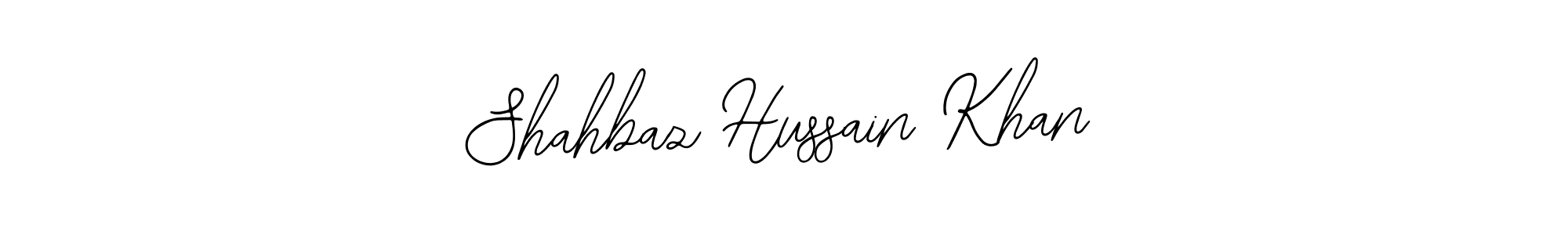 Create a beautiful signature design for name Shahbaz Hussain Khan. With this signature (Bearetta-2O07w) fonts, you can make a handwritten signature for free. Shahbaz Hussain Khan signature style 12 images and pictures png
