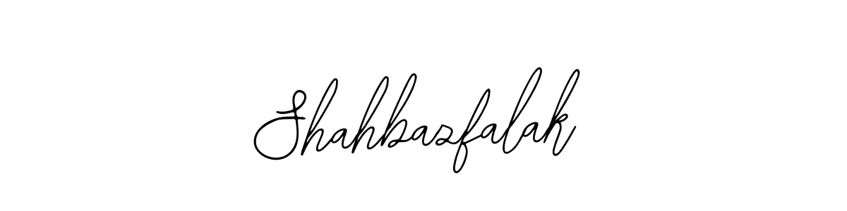 How to make Shahbazfalak signature? Bearetta-2O07w is a professional autograph style. Create handwritten signature for Shahbazfalak name. Shahbazfalak signature style 12 images and pictures png