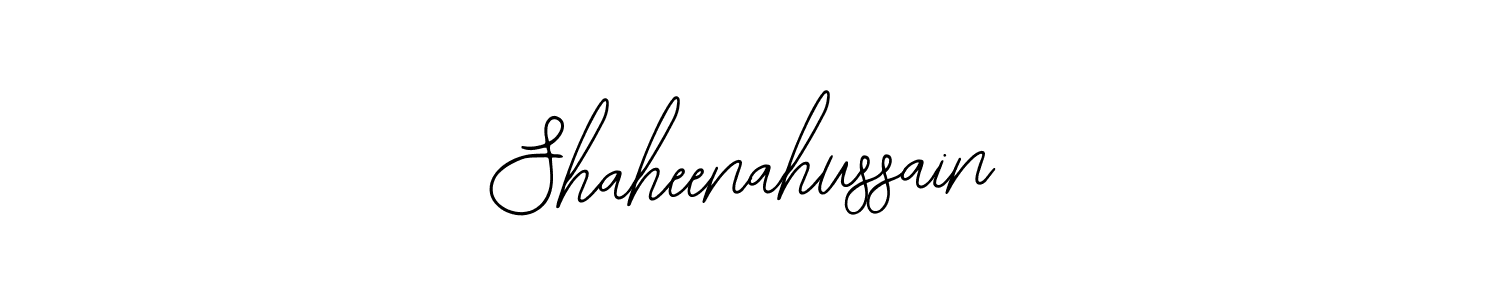 Design your own signature with our free online signature maker. With this signature software, you can create a handwritten (Bearetta-2O07w) signature for name Shaheenahussain. Shaheenahussain signature style 12 images and pictures png