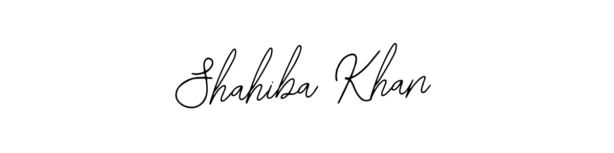 Design your own signature with our free online signature maker. With this signature software, you can create a handwritten (Bearetta-2O07w) signature for name Shahiba Khan. Shahiba Khan signature style 12 images and pictures png