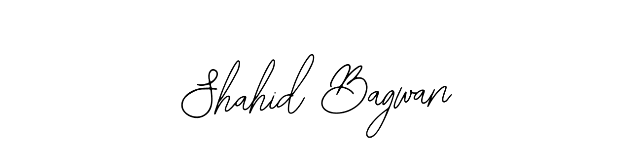 Also You can easily find your signature by using the search form. We will create Shahid Bagwan name handwritten signature images for you free of cost using Bearetta-2O07w sign style. Shahid Bagwan signature style 12 images and pictures png