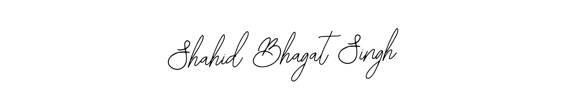Use a signature maker to create a handwritten signature online. With this signature software, you can design (Bearetta-2O07w) your own signature for name Shahid Bhagat Singh. Shahid Bhagat Singh signature style 12 images and pictures png
