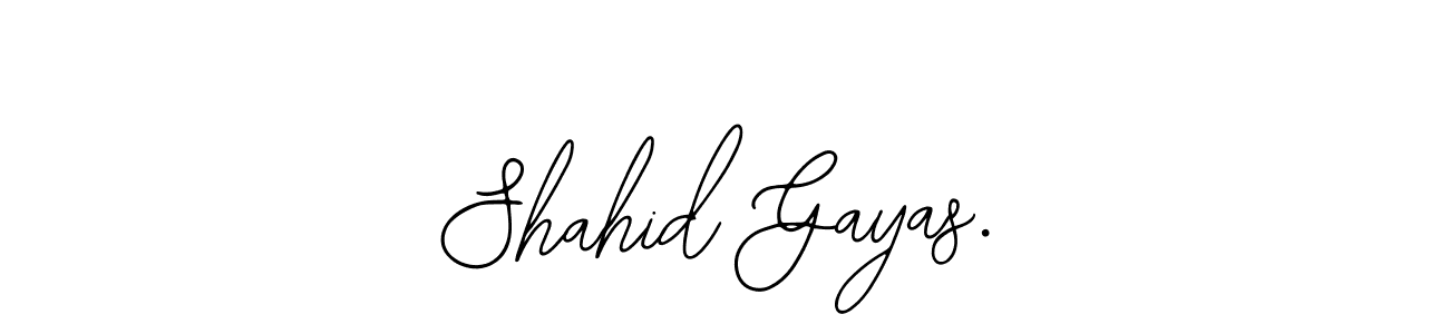 if you are searching for the best signature style for your name Shahid Gayas.. so please give up your signature search. here we have designed multiple signature styles  using Bearetta-2O07w. Shahid Gayas. signature style 12 images and pictures png