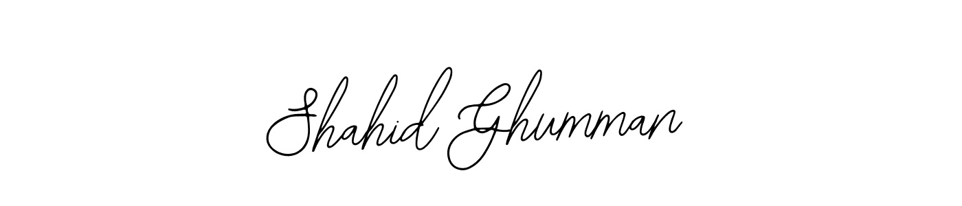 Make a beautiful signature design for name Shahid Ghumman. Use this online signature maker to create a handwritten signature for free. Shahid Ghumman signature style 12 images and pictures png