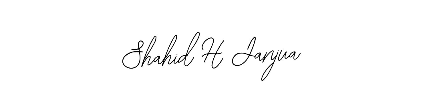 Shahid H Janjua stylish signature style. Best Handwritten Sign (Bearetta-2O07w) for my name. Handwritten Signature Collection Ideas for my name Shahid H Janjua. Shahid H Janjua signature style 12 images and pictures png