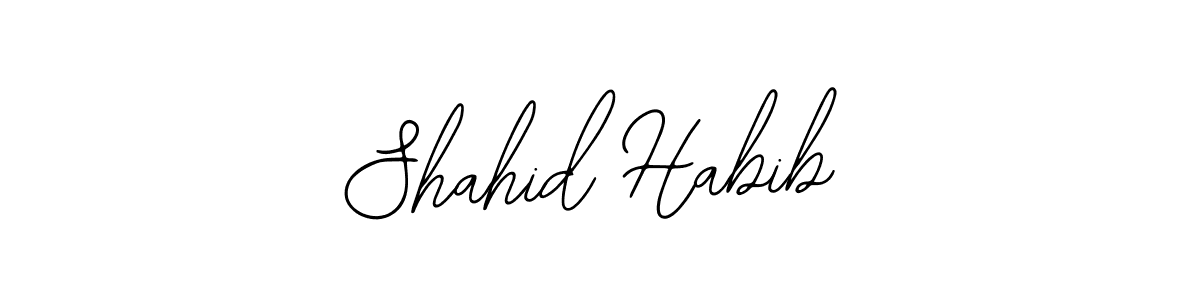 Shahid Habib stylish signature style. Best Handwritten Sign (Bearetta-2O07w) for my name. Handwritten Signature Collection Ideas for my name Shahid Habib. Shahid Habib signature style 12 images and pictures png