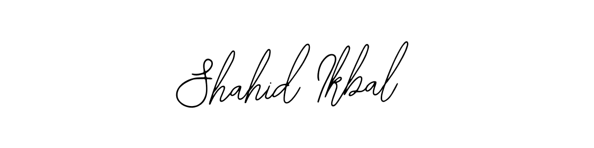 The best way (Bearetta-2O07w) to make a short signature is to pick only two or three words in your name. The name Shahid Ikbal include a total of six letters. For converting this name. Shahid Ikbal signature style 12 images and pictures png