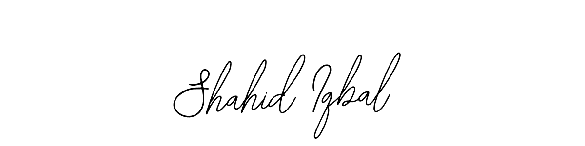 Make a beautiful signature design for name Shahid Iqbal. With this signature (Bearetta-2O07w) style, you can create a handwritten signature for free. Shahid Iqbal signature style 12 images and pictures png