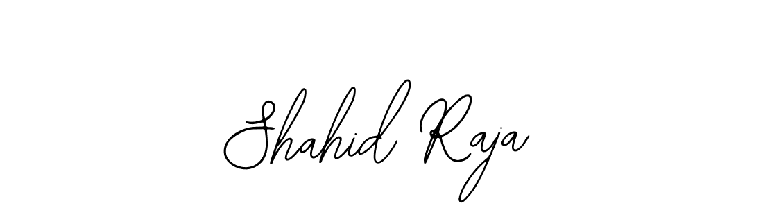 Bearetta-2O07w is a professional signature style that is perfect for those who want to add a touch of class to their signature. It is also a great choice for those who want to make their signature more unique. Get Shahid Raja name to fancy signature for free. Shahid Raja signature style 12 images and pictures png