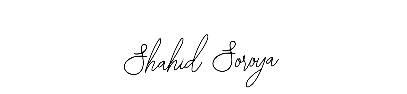 Create a beautiful signature design for name Shahid Soroya. With this signature (Bearetta-2O07w) fonts, you can make a handwritten signature for free. Shahid Soroya signature style 12 images and pictures png