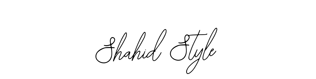 Bearetta-2O07w is a professional signature style that is perfect for those who want to add a touch of class to their signature. It is also a great choice for those who want to make their signature more unique. Get Shahid Style name to fancy signature for free. Shahid Style signature style 12 images and pictures png