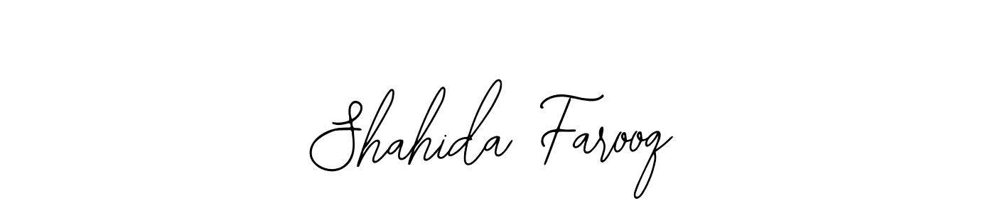 Make a short Shahida Farooq signature style. Manage your documents anywhere anytime using Bearetta-2O07w. Create and add eSignatures, submit forms, share and send files easily. Shahida Farooq signature style 12 images and pictures png