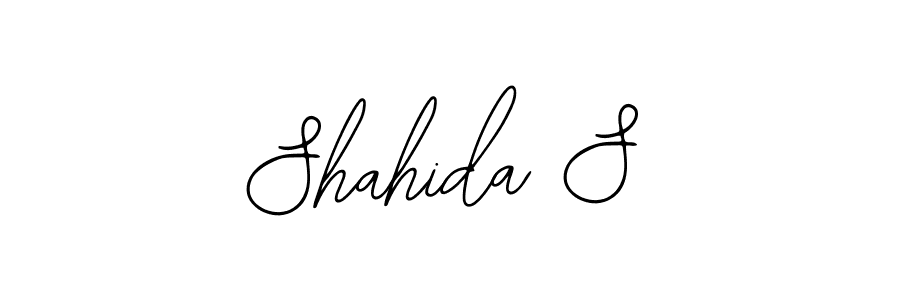 How to make Shahida S signature? Bearetta-2O07w is a professional autograph style. Create handwritten signature for Shahida S name. Shahida S signature style 12 images and pictures png