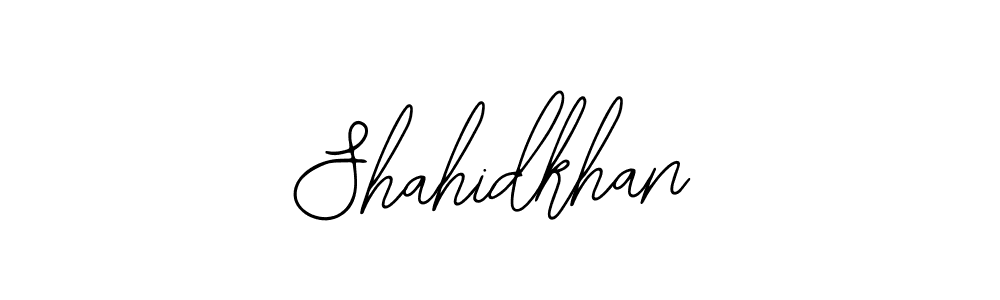 You can use this online signature creator to create a handwritten signature for the name Shahidkhan. This is the best online autograph maker. Shahidkhan signature style 12 images and pictures png