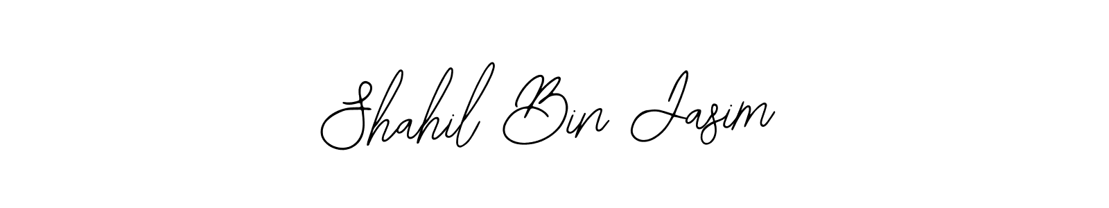 You should practise on your own different ways (Bearetta-2O07w) to write your name (Shahil Bin Jasim) in signature. don't let someone else do it for you. Shahil Bin Jasim signature style 12 images and pictures png