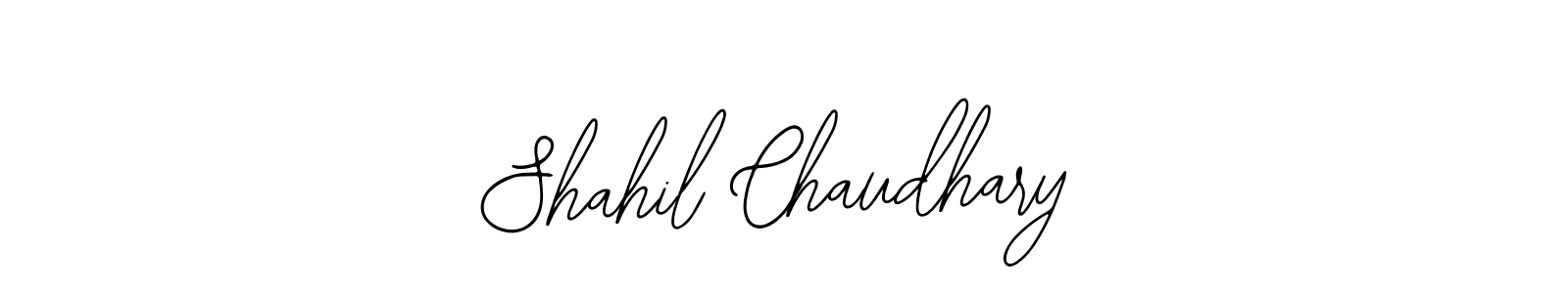 Bearetta-2O07w is a professional signature style that is perfect for those who want to add a touch of class to their signature. It is also a great choice for those who want to make their signature more unique. Get Shahil Chaudhary name to fancy signature for free. Shahil Chaudhary signature style 12 images and pictures png