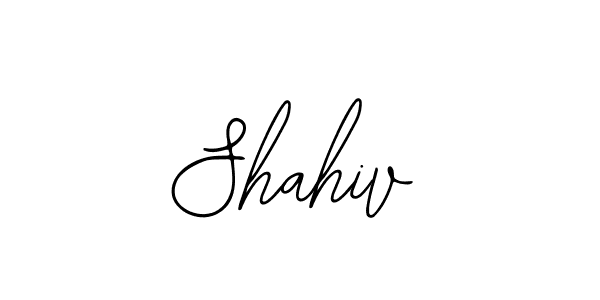 You should practise on your own different ways (Bearetta-2O07w) to write your name (Shahiv) in signature. don't let someone else do it for you. Shahiv signature style 12 images and pictures png