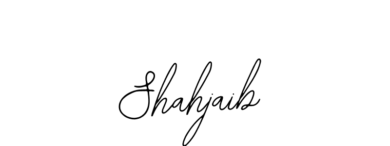 The best way (Bearetta-2O07w) to make a short signature is to pick only two or three words in your name. The name Shahjaib include a total of six letters. For converting this name. Shahjaib signature style 12 images and pictures png