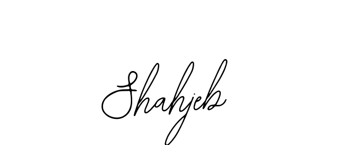 This is the best signature style for the Shahjeb name. Also you like these signature font (Bearetta-2O07w). Mix name signature. Shahjeb signature style 12 images and pictures png