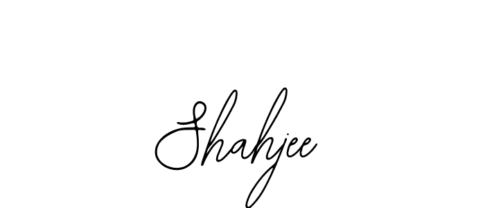 You should practise on your own different ways (Bearetta-2O07w) to write your name (Shahjee) in signature. don't let someone else do it for you. Shahjee signature style 12 images and pictures png