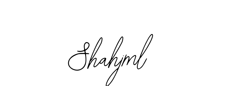 How to make Shahjml  name signature. Use Bearetta-2O07w style for creating short signs online. This is the latest handwritten sign. Shahjml  signature style 12 images and pictures png