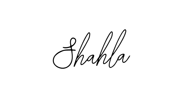 How to make Shahla signature? Bearetta-2O07w is a professional autograph style. Create handwritten signature for Shahla name. Shahla signature style 12 images and pictures png