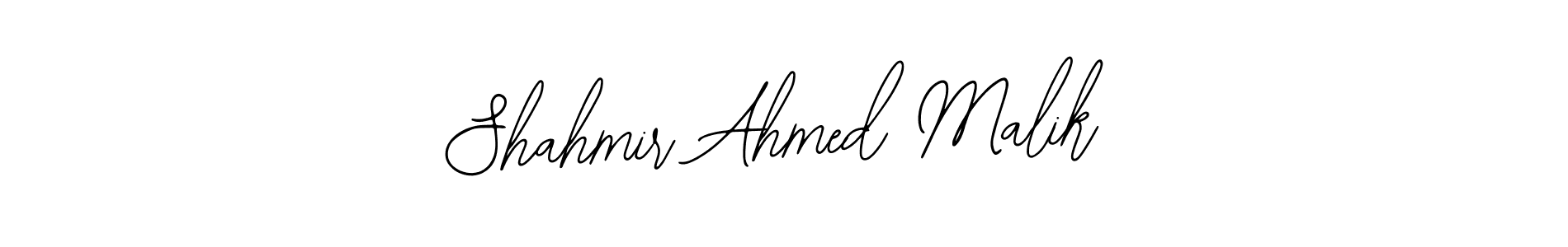 You should practise on your own different ways (Bearetta-2O07w) to write your name (Shahmir Ahmed Malik) in signature. don't let someone else do it for you. Shahmir Ahmed Malik signature style 12 images and pictures png