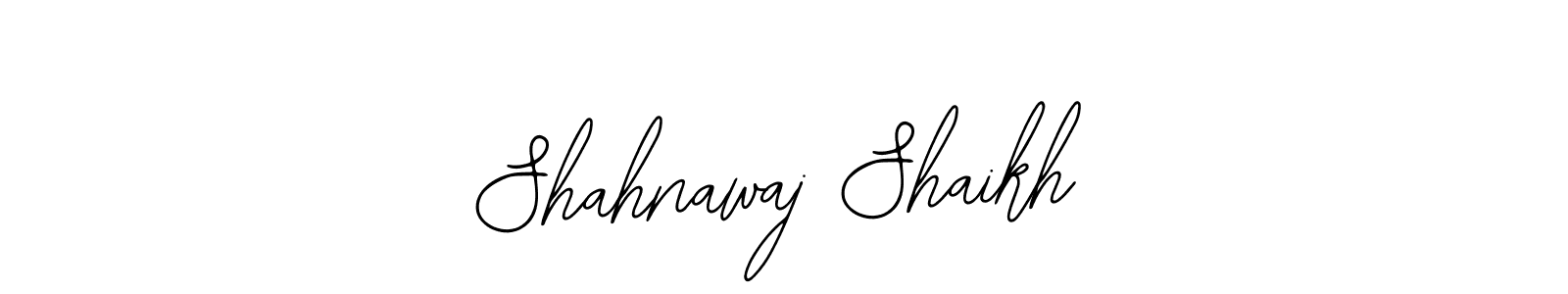 Make a beautiful signature design for name Shahnawaj Shaikh. With this signature (Bearetta-2O07w) style, you can create a handwritten signature for free. Shahnawaj Shaikh signature style 12 images and pictures png