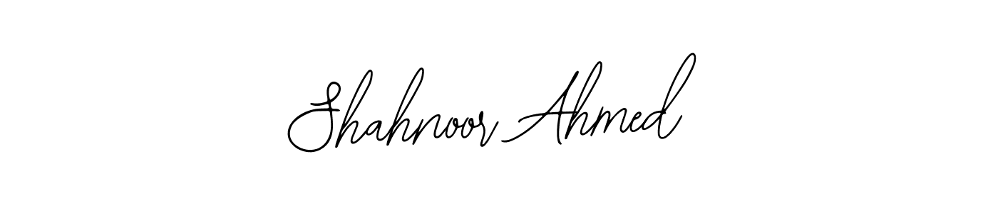 How to make Shahnoor Ahmed name signature. Use Bearetta-2O07w style for creating short signs online. This is the latest handwritten sign. Shahnoor Ahmed signature style 12 images and pictures png