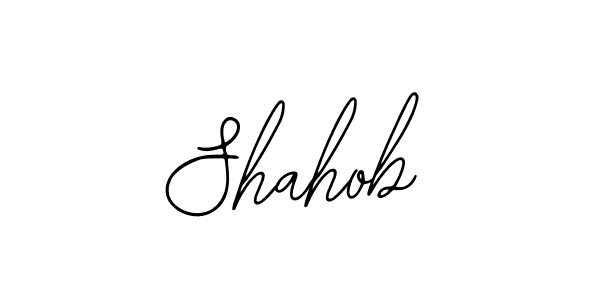 The best way (Bearetta-2O07w) to make a short signature is to pick only two or three words in your name. The name Shahob include a total of six letters. For converting this name. Shahob signature style 12 images and pictures png