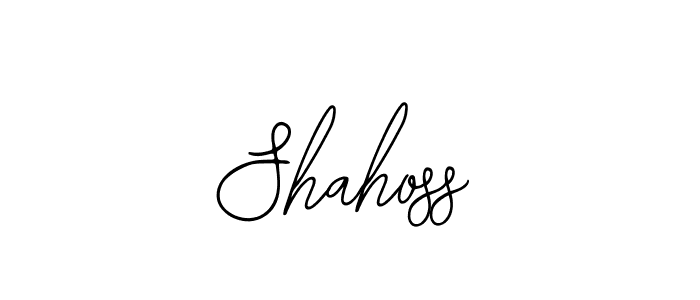 Make a beautiful signature design for name Shahoss. With this signature (Bearetta-2O07w) style, you can create a handwritten signature for free. Shahoss signature style 12 images and pictures png