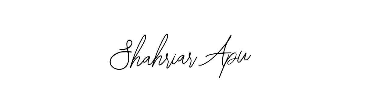 Similarly Bearetta-2O07w is the best handwritten signature design. Signature creator online .You can use it as an online autograph creator for name Shahriar Apu. Shahriar Apu signature style 12 images and pictures png