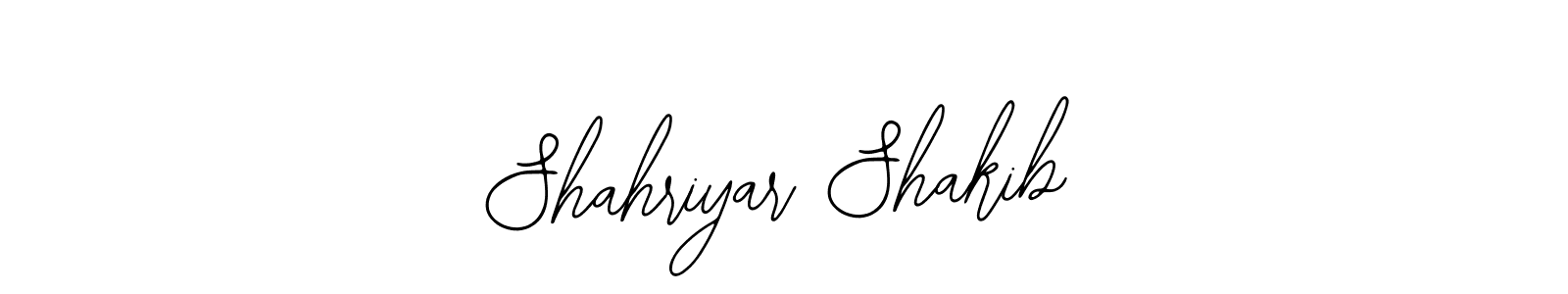 The best way (Bearetta-2O07w) to make a short signature is to pick only two or three words in your name. The name Shahriyar Shakib include a total of six letters. For converting this name. Shahriyar Shakib signature style 12 images and pictures png