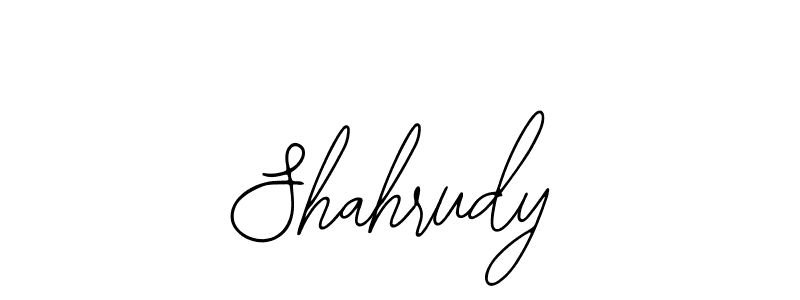 You should practise on your own different ways (Bearetta-2O07w) to write your name (Shahrudy) in signature. don't let someone else do it for you. Shahrudy signature style 12 images and pictures png