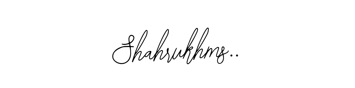 The best way (Bearetta-2O07w) to make a short signature is to pick only two or three words in your name. The name Shahrukhms.. include a total of six letters. For converting this name. Shahrukhms.. signature style 12 images and pictures png