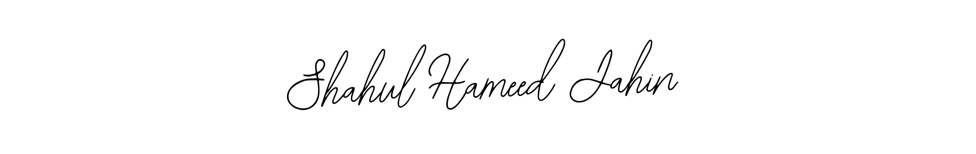 Shahul Hameed Jahin stylish signature style. Best Handwritten Sign (Bearetta-2O07w) for my name. Handwritten Signature Collection Ideas for my name Shahul Hameed Jahin. Shahul Hameed Jahin signature style 12 images and pictures png