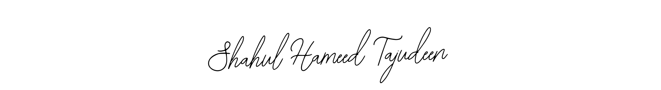 Create a beautiful signature design for name Shahul Hameed Tajudeen. With this signature (Bearetta-2O07w) fonts, you can make a handwritten signature for free. Shahul Hameed Tajudeen signature style 12 images and pictures png