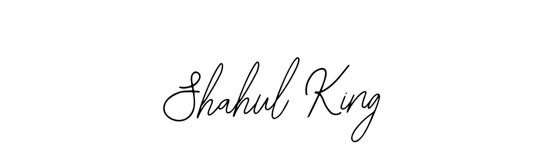 Design your own signature with our free online signature maker. With this signature software, you can create a handwritten (Bearetta-2O07w) signature for name Shahul King. Shahul King signature style 12 images and pictures png