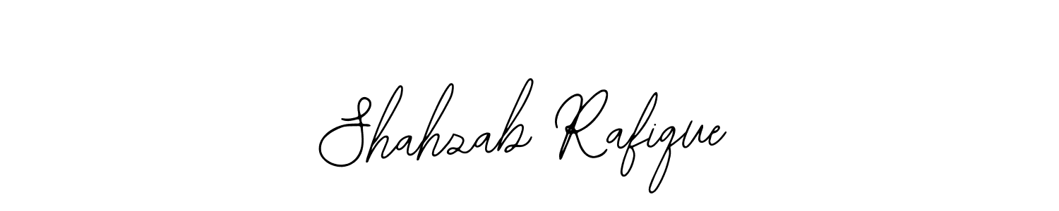 Design your own signature with our free online signature maker. With this signature software, you can create a handwritten (Bearetta-2O07w) signature for name Shahzab Rafique. Shahzab Rafique signature style 12 images and pictures png