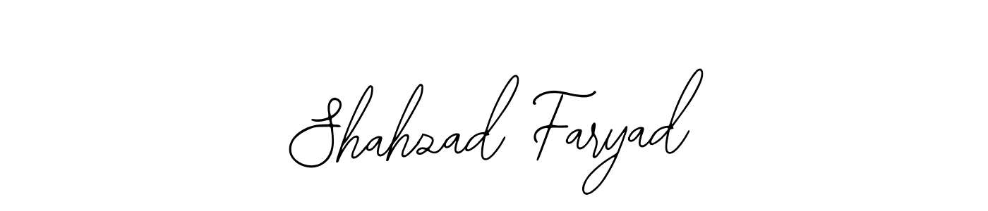 How to make Shahzad Faryad signature? Bearetta-2O07w is a professional autograph style. Create handwritten signature for Shahzad Faryad name. Shahzad Faryad signature style 12 images and pictures png