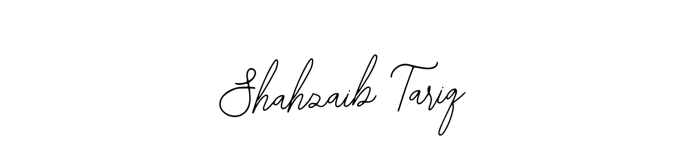 Use a signature maker to create a handwritten signature online. With this signature software, you can design (Bearetta-2O07w) your own signature for name Shahzaib Tariq. Shahzaib Tariq signature style 12 images and pictures png