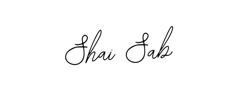 if you are searching for the best signature style for your name Shai Sab. so please give up your signature search. here we have designed multiple signature styles  using Bearetta-2O07w. Shai Sab signature style 12 images and pictures png