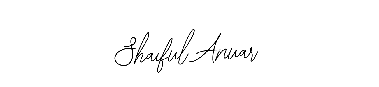 Design your own signature with our free online signature maker. With this signature software, you can create a handwritten (Bearetta-2O07w) signature for name Shaiful Anuar. Shaiful Anuar signature style 12 images and pictures png