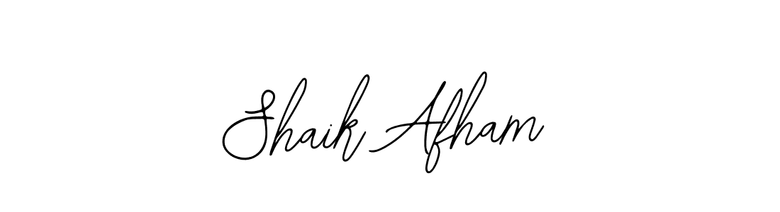 How to Draw Shaik Afham signature style? Bearetta-2O07w is a latest design signature styles for name Shaik Afham. Shaik Afham signature style 12 images and pictures png