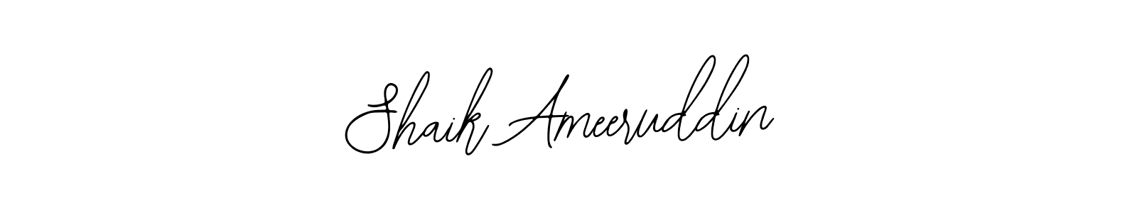 You should practise on your own different ways (Bearetta-2O07w) to write your name (Shaik Ameeruddin) in signature. don't let someone else do it for you. Shaik Ameeruddin signature style 12 images and pictures png