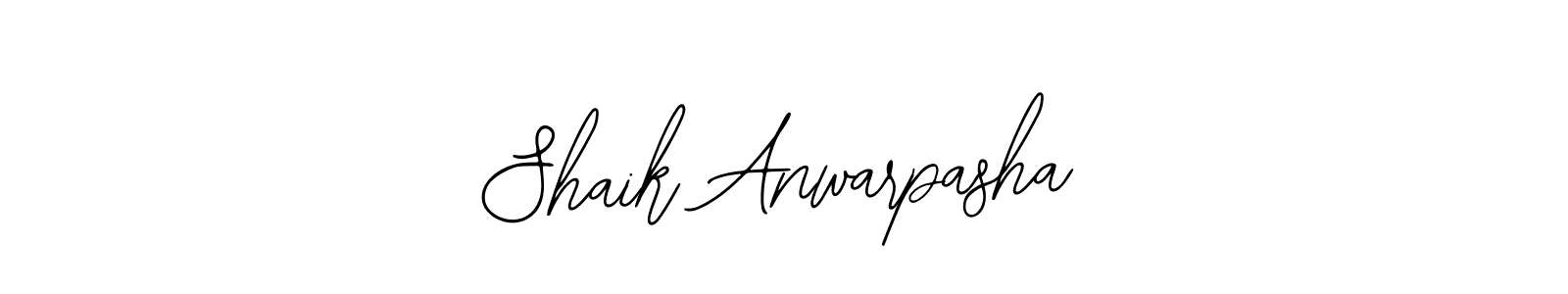 How to Draw Shaik Anwarpasha signature style? Bearetta-2O07w is a latest design signature styles for name Shaik Anwarpasha. Shaik Anwarpasha signature style 12 images and pictures png
