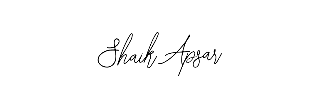Also we have Shaik Apsar name is the best signature style. Create professional handwritten signature collection using Bearetta-2O07w autograph style. Shaik Apsar signature style 12 images and pictures png