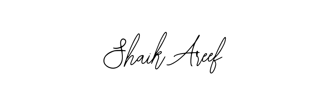 Design your own signature with our free online signature maker. With this signature software, you can create a handwritten (Bearetta-2O07w) signature for name Shaik Areef. Shaik Areef signature style 12 images and pictures png