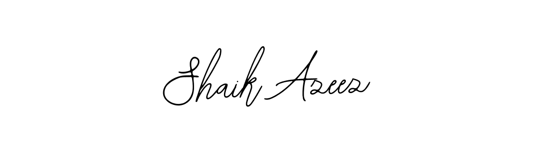 Make a beautiful signature design for name Shaik Azeez. With this signature (Bearetta-2O07w) style, you can create a handwritten signature for free. Shaik Azeez signature style 12 images and pictures png